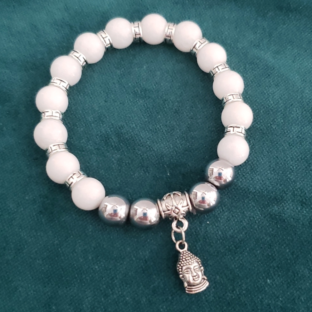 NWOT Handcrafted M.O.P. Buddha Charm Bracelet - Picture 4 of 8